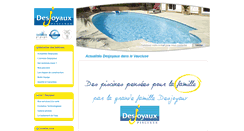 Desktop Screenshot of desjoyaux84.com